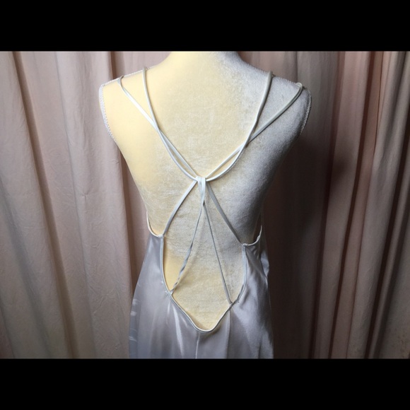 Vintage California Dynasty Satin Nightgown Slip L - Picture 7 of 12